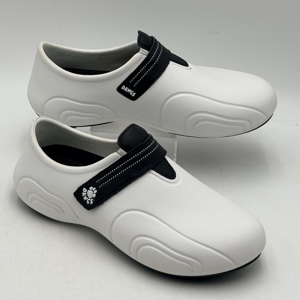 Dawgs Ultralite Men's Golf Shoes White Hook and Loop Size US 8 EUR 42